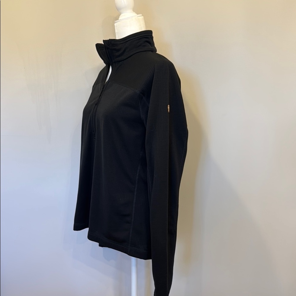 Black Quarter-Zip Pullover